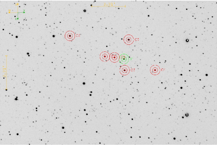 Chart - TOI-3936, JD 2461305.26672