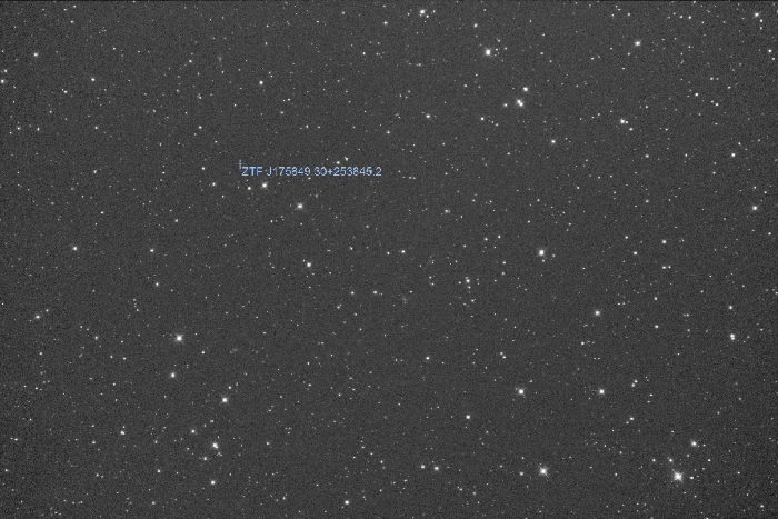ZTF J175849.30+253845.2 - Observation #132532 - VarAstro