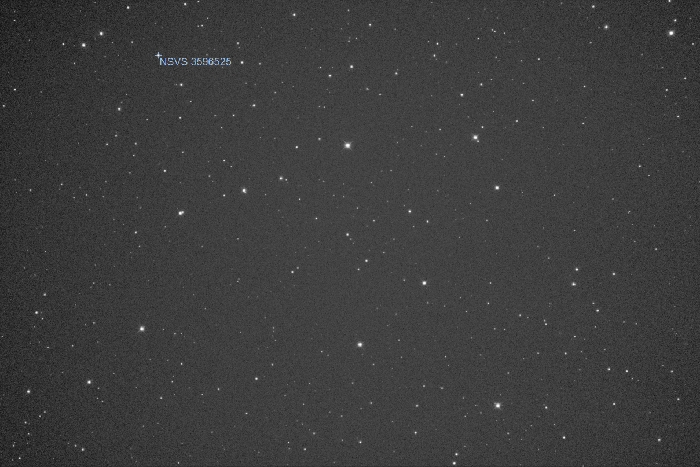 Chart - NSVS 3596525, JD 2461333.09562