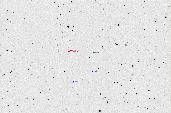 Chart - V0796 Cyg, JD 2456101.40834