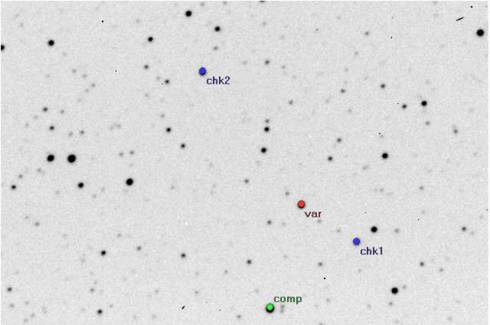 Chart - V0392 Ori, JD 2453675.48054