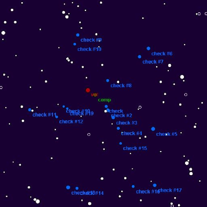 Chart - V0912 Per, JD 2456160.46213