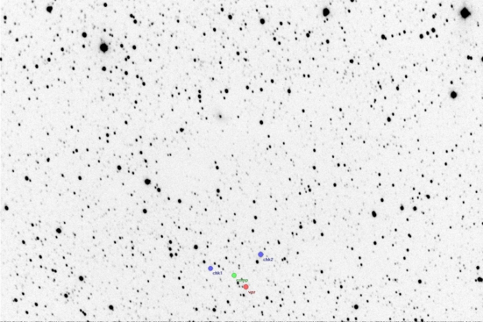 Chart - V0699 Cyg, JD 2456189.25079