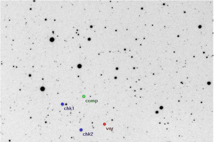 Chart - V0474 Hya, JD 2453431.36136