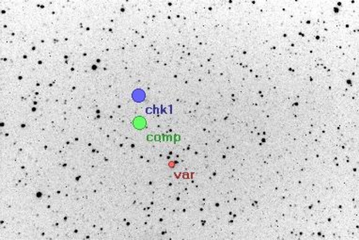 Chart - V0523 Cas, JD 2456219.53846