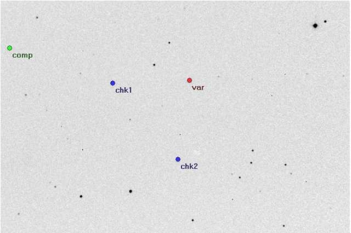 Chart - RW Com, JD 2453461.29523
