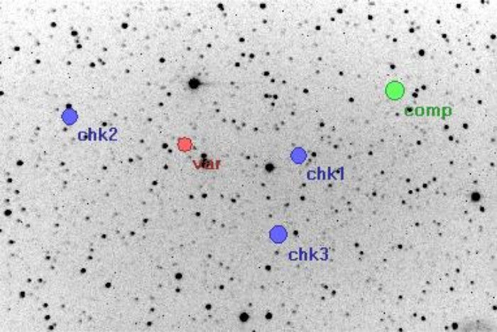 Chart - V0959 Cas, JD 2456222.21249