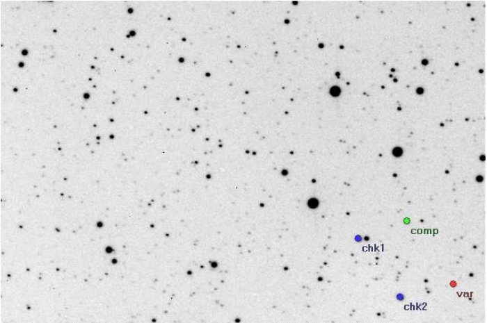 Chart - V0474 Hya, JD 2453409.41827