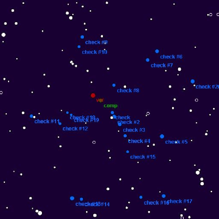 Chart - V0912 Per, JD 2456219.34782
