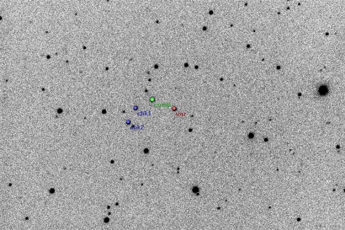 Chart - HS 2231+2441, JD 2456241.30201