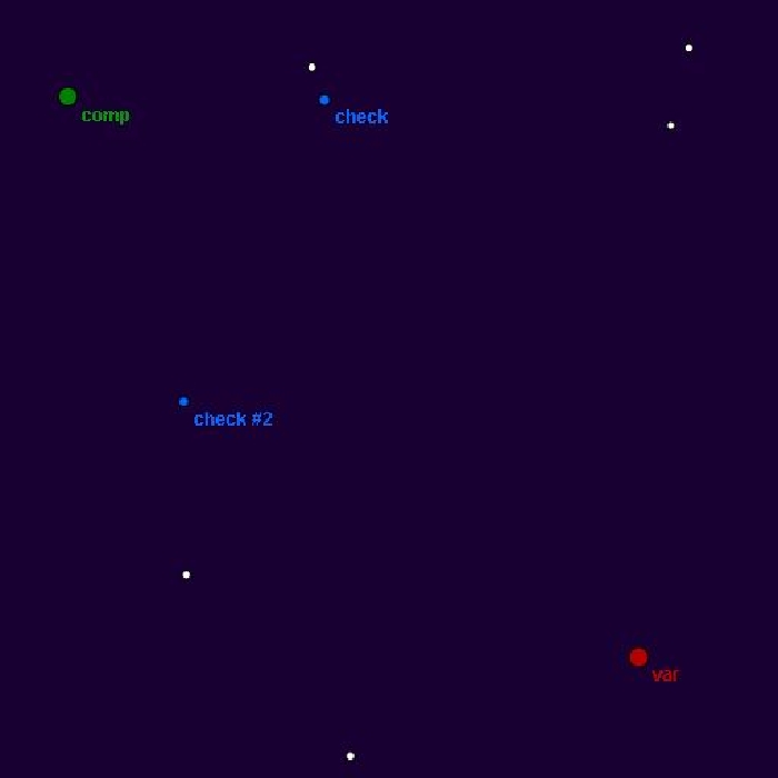 Chart - V0471 Tau, JD 2456252.28037
