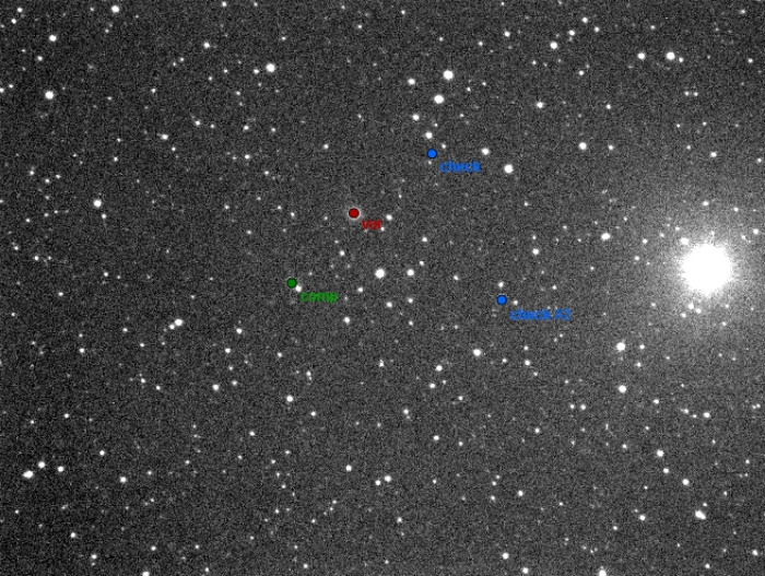 Chart - BF Aur, JD 2456727.26182