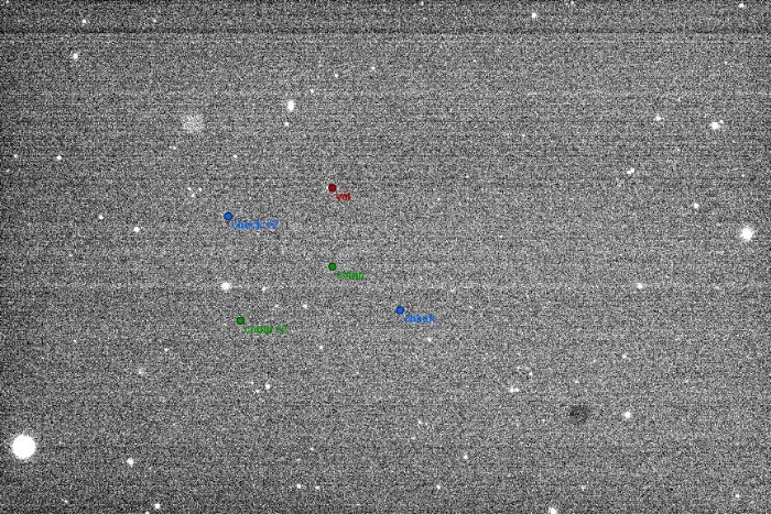 Chart - KM UMa, JD 2456745.27483