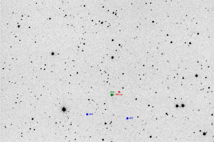 Chart - IW Lyr, JD 2456816.44178