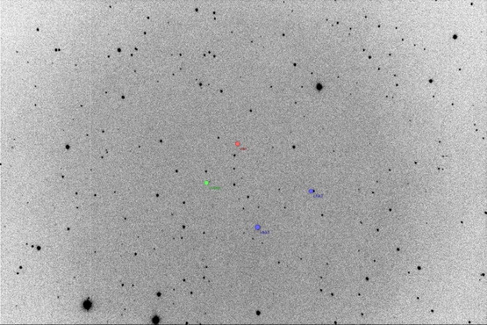 Chart - V0606 Dra, JD 2456959.20867