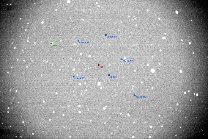 Chart - V0471 Tau, JD 2456977.24009