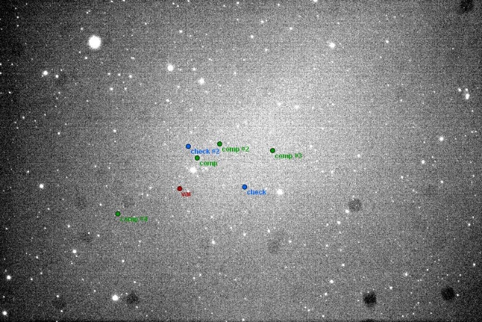 Chart - V0740 Per, JD 2457025.24116