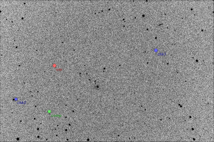 Chart - Z CVn, JD 2457099.29142