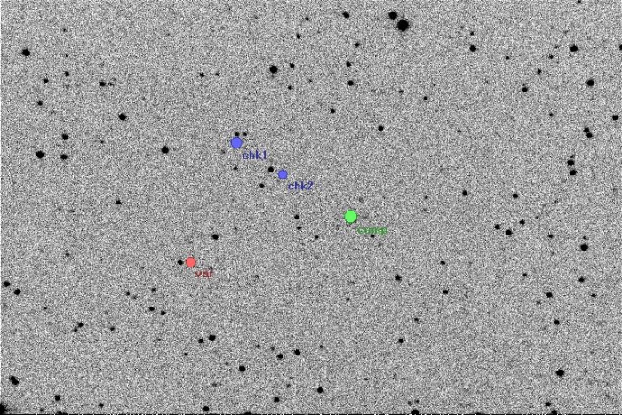 Chart - V0574 Lyr, JD 2457176.36080