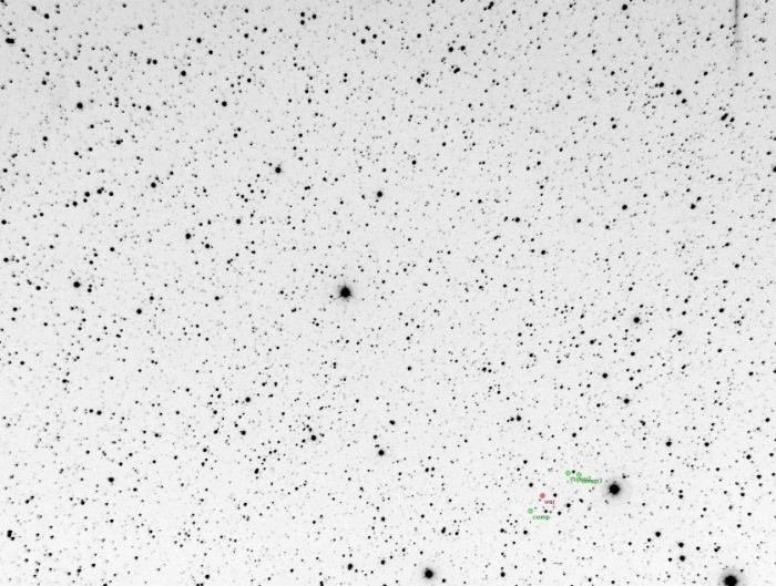 Chart - Kepler 17b, JD 2457179.41700