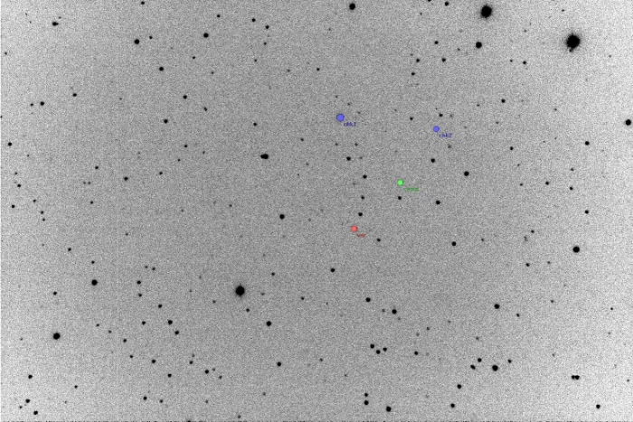 Chart - V0606 Dra, JD 2457255.28611