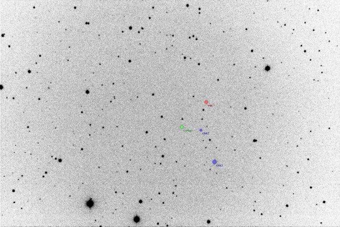 Chart - V0606 Dra, JD 2457278.28779