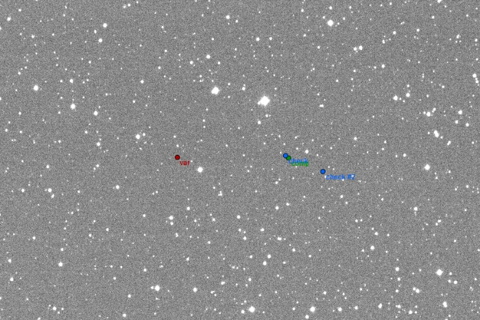 Chart - V0532 And, JD 2457326.21684