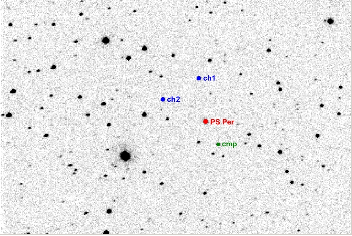 Chart - PS Per, JD 2454019.36237