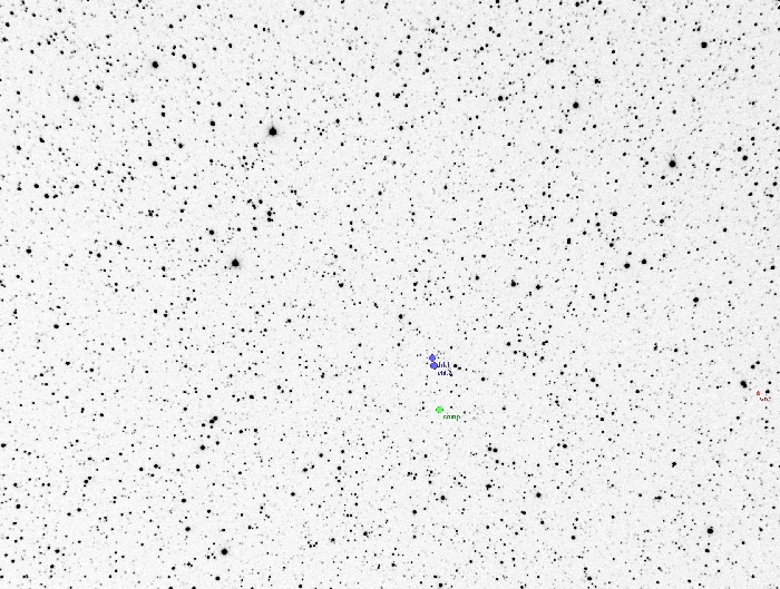 Chart - Gaia DR3 3110889342716680960, JD 2457363.40141