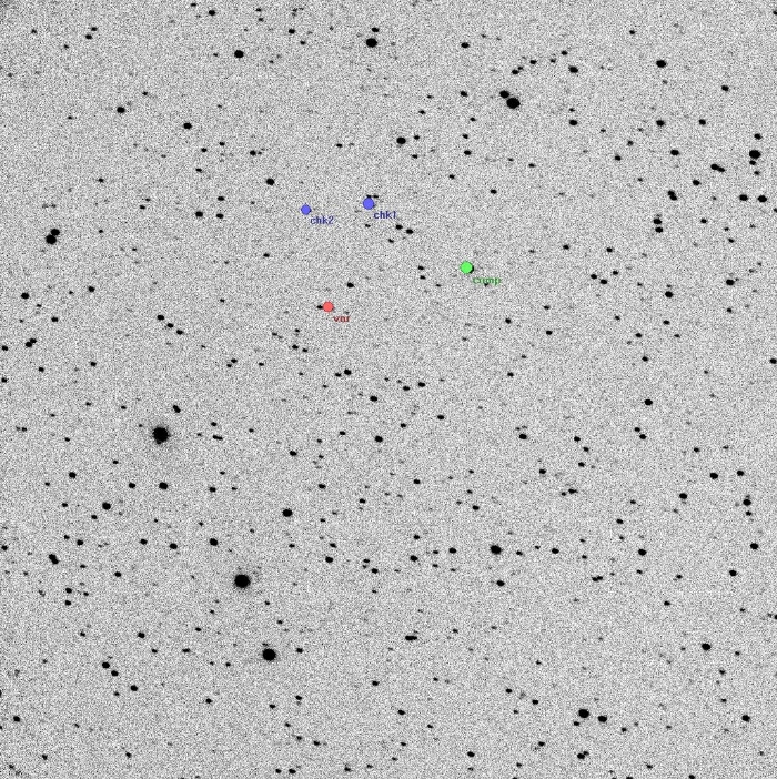 Chart - V0574 Lyr, JD 2457516.33519