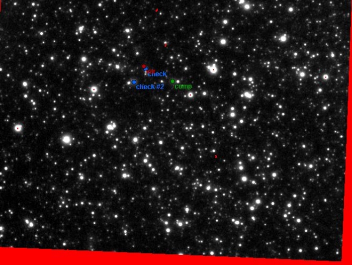 Chart - V2545 Cyg, JD 2457575.37474