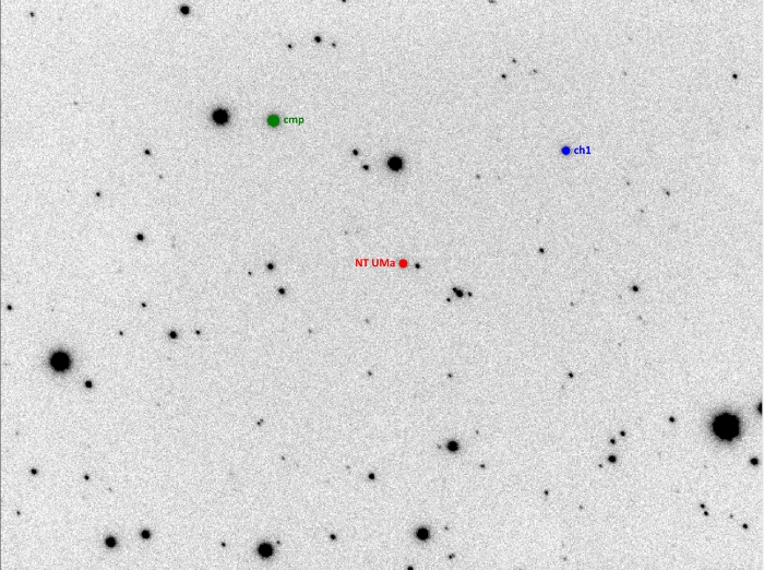 Chart - NT UMa, JD 2457780.41374