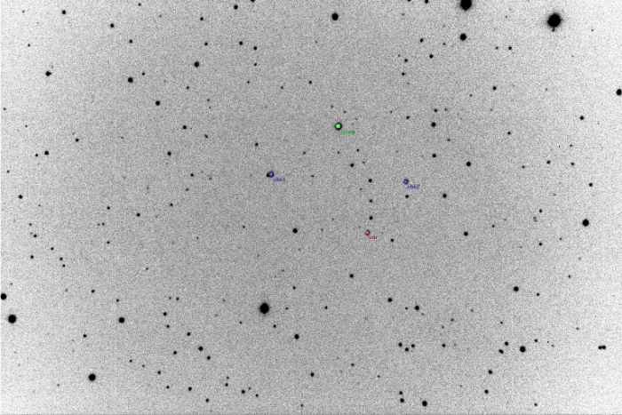 Chart - V0606 Dra, JD 2457892.36891