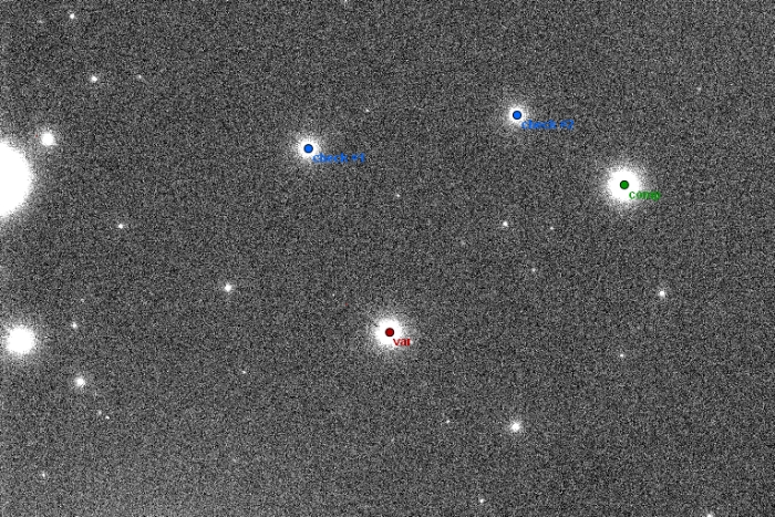 Chart - DF Hya, JD 2457811.34888