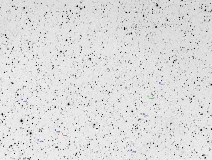 Chart - Gaia DR3 4223838656147842048, JD 2457995.29259