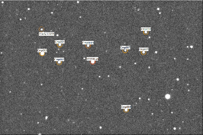 Chart - V1918 Cyg, JD 2458044.23358