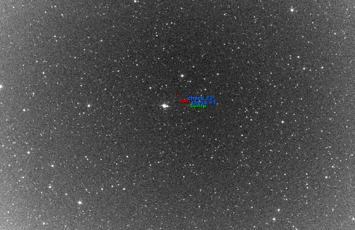 Chart - V0830 Cep, JD 2458389.31174