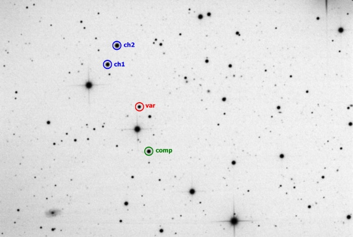 Chart - V0343 UMa, JD 2458542.25201