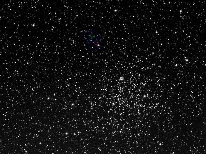 Chart - EL Pup, JD 2458542.26548