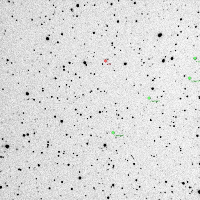 Chart - WASP-1, JD 2455041.39600