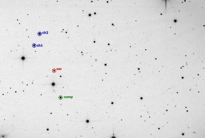 Chart - V0343 UMa, JD 2458880.30381