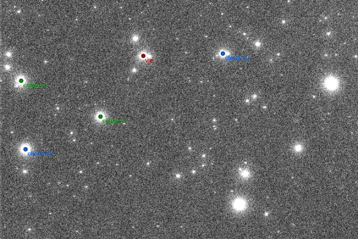 Chart - V0592 Lyr, JD 2458290.37286