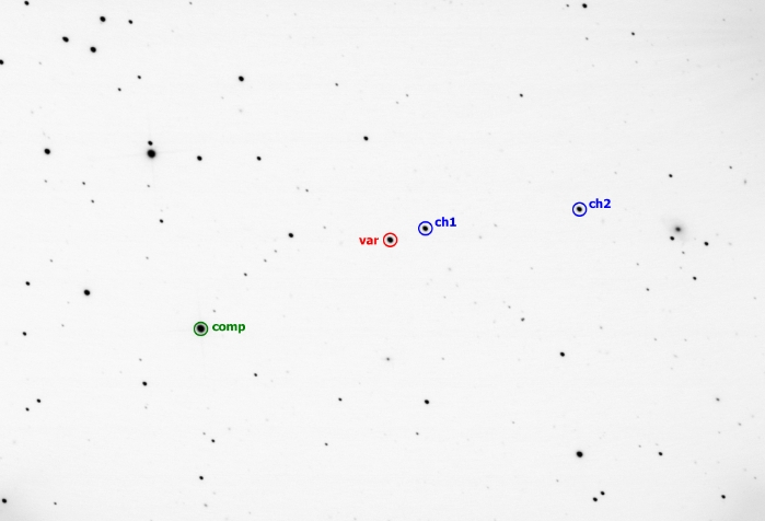 Chart - LP UMa, JD 2458926.34149