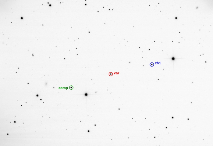 Chart - V0337 UMa, JD 2458930.44065