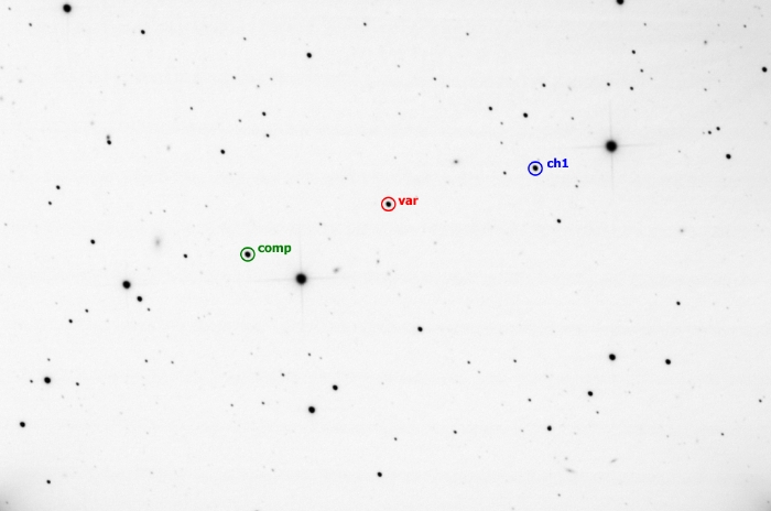 Chart - V0337 UMa, JD 2458925.28935