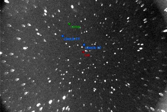 Chart - V0523 Cas, JD 2458120.25242