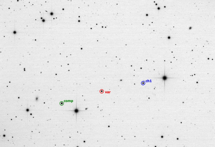 Chart - V0337 UMa, JD 2458957.31359