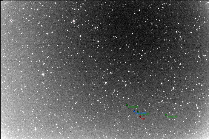 Chart - ASASSN-V J183037.74+465137.7, JD 2459002.43086