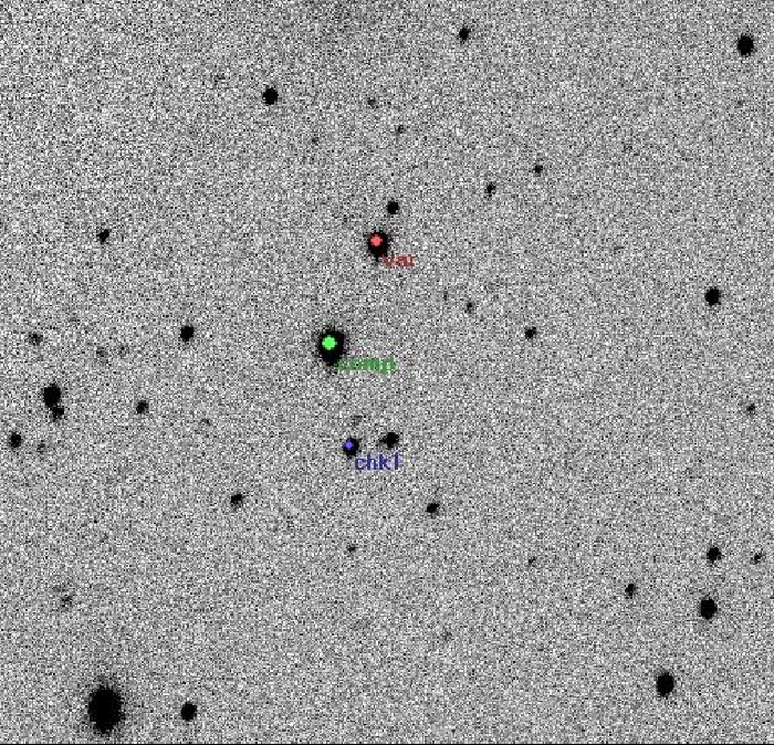 Chart - EQ Tau, JD 2455094.48978