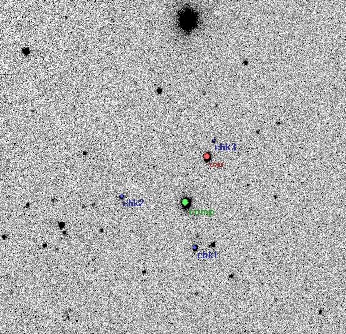 Chart - EQ Tau, JD 2455101.48496